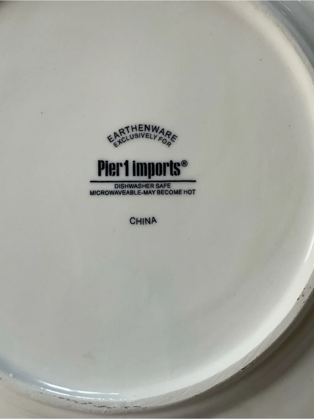 Vintage Pier 1 Imports Santa Salad Set Of 2 Dessert Plate Christmas Earthenware